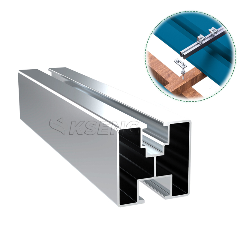 Solar panel mounting aluminum rail